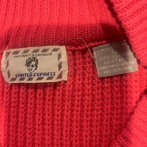 Vintage Limited Express Waffle Sweater Vest